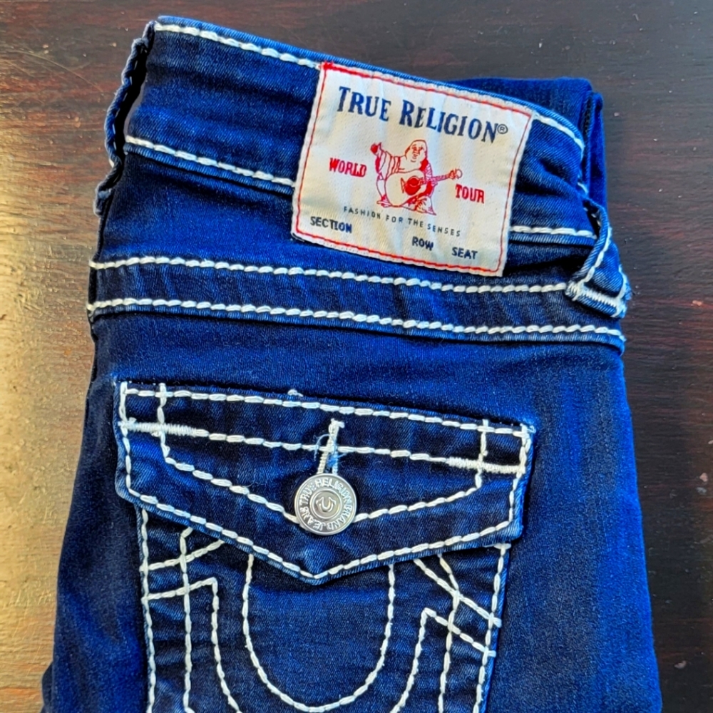 True Religion Curvy Skinny JENNIE Jean Size 25